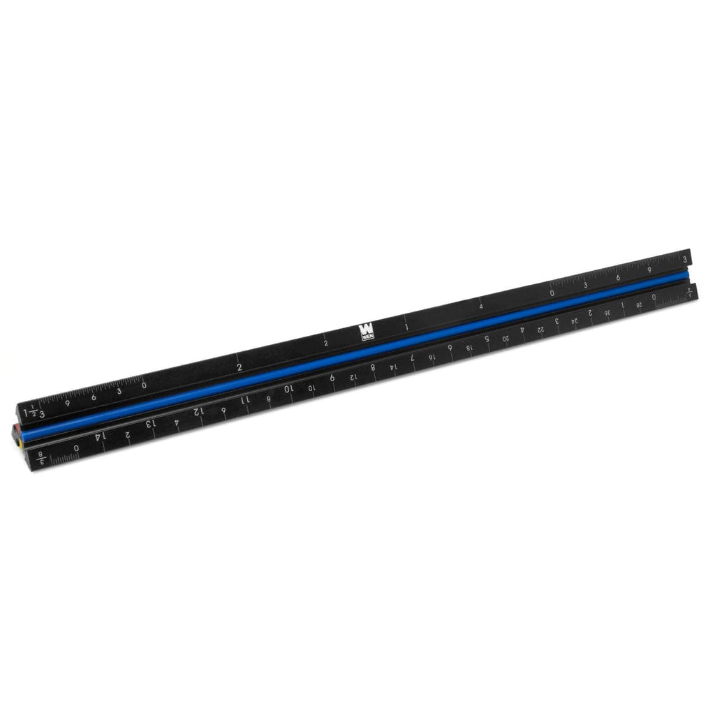 WEN 12-Inch Measuring Ruler With Hook Stop (ME812R)
