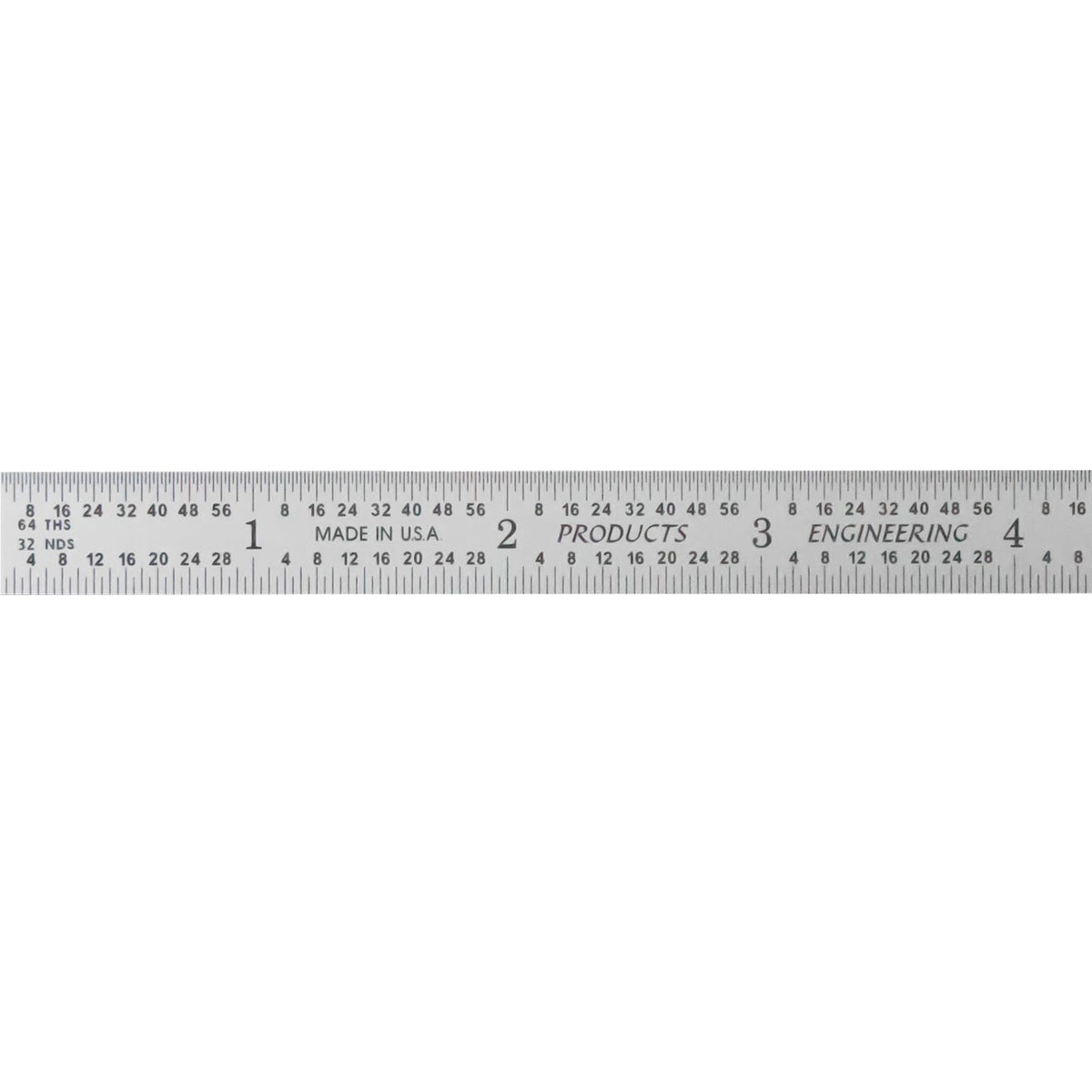 PEC Tools 48"/1200mm Metal Ruler, Rigid, English & Metric, High Precision