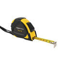 Amazon Basics Self-Locking Tape Measure with Belt Clip, 33 feet (10 m), Inch/Metric Scale, MID Accuracy, Black, Yellow