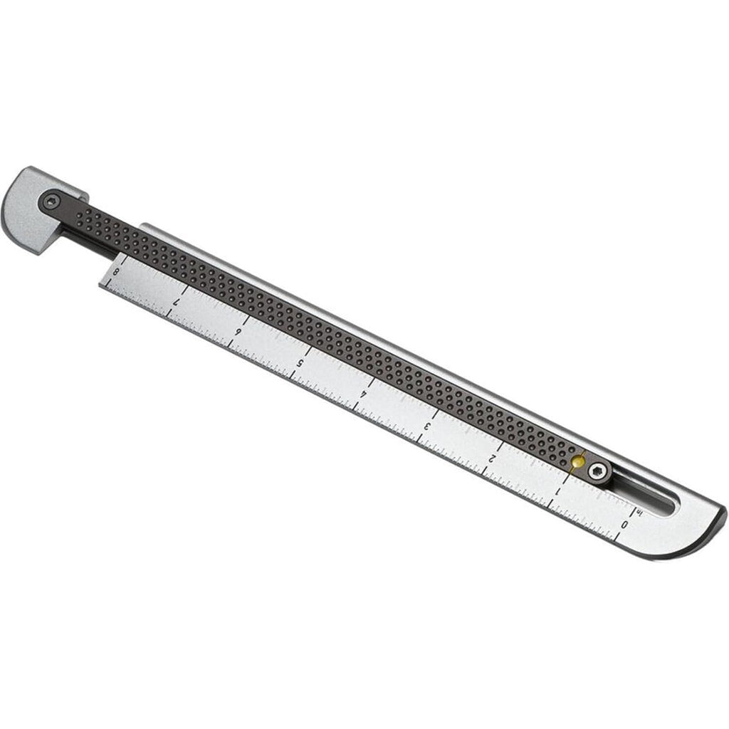 Craighill Metrolog Ruler - 8” Dual Scale Imperial & Metric Caliper Ruler, Precision Measuring up to 8 Inches or 20 Centimeters, Durable Aluminum, Telescoping Feature, 3.67oz