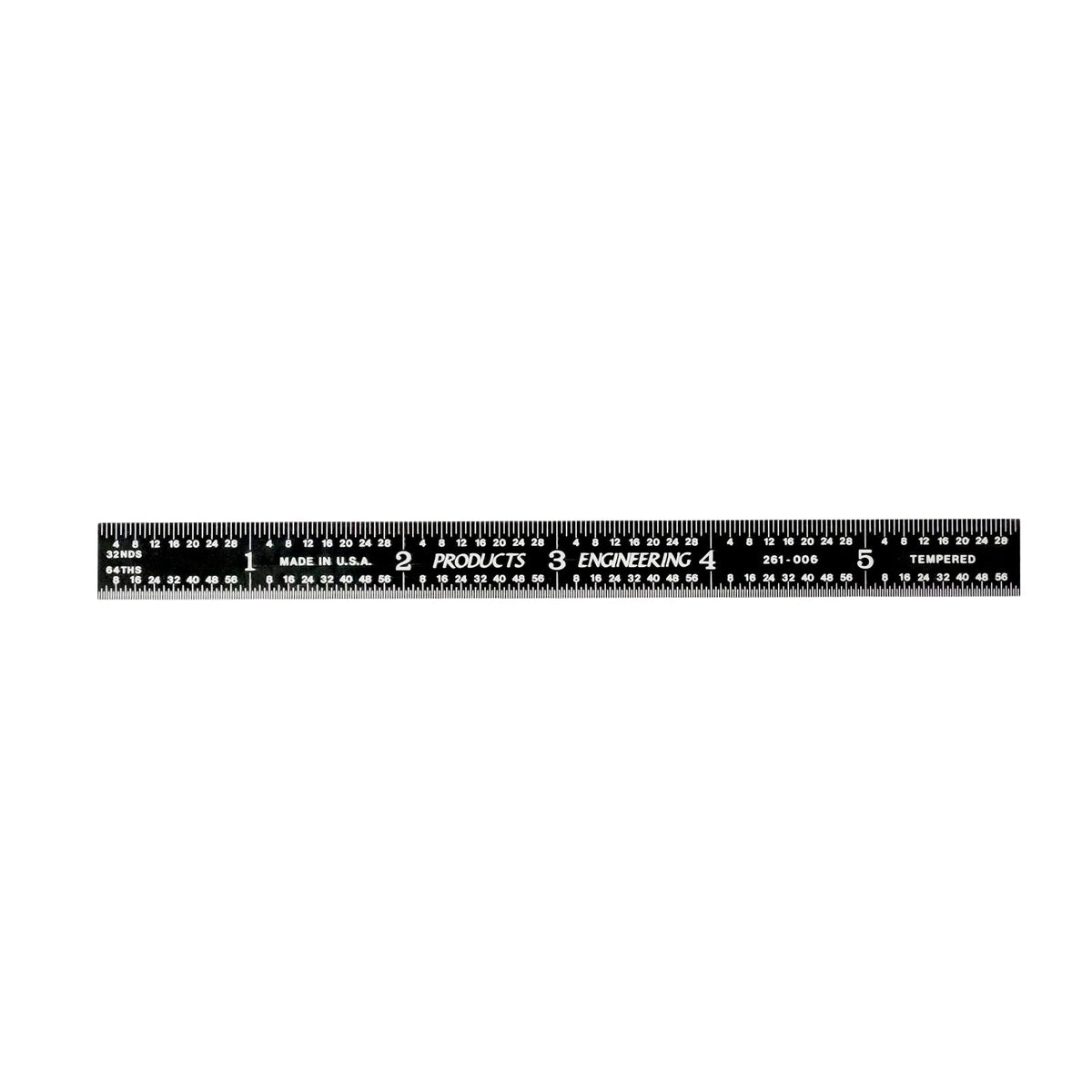 PEC Tools 48"/1200mm Metal Ruler, Rigid, English & Metric, High Precision