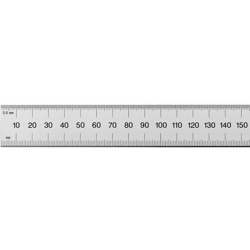PEC Tools 48"/1200mm Metal Ruler, Rigid, English & Metric, High Precision