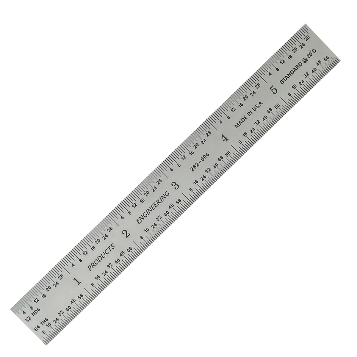 PEC Tools 48"/1200mm Metal Ruler, Rigid, English & Metric, High Precision