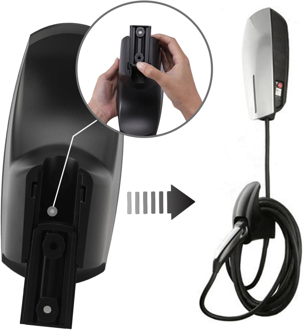 SEVEN SPARTA Charging Cable Holder Wall Mount for Tesla Charger, Black