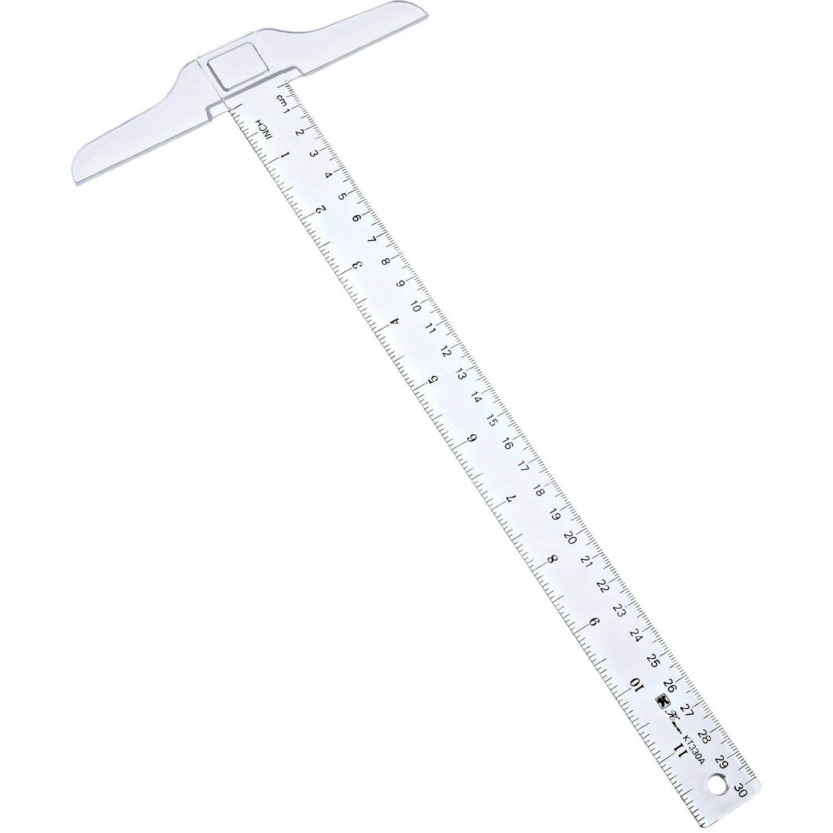 Pangda 1 Pcs 12 Inch T-Square Ruler Plastic for Drafting Drawing