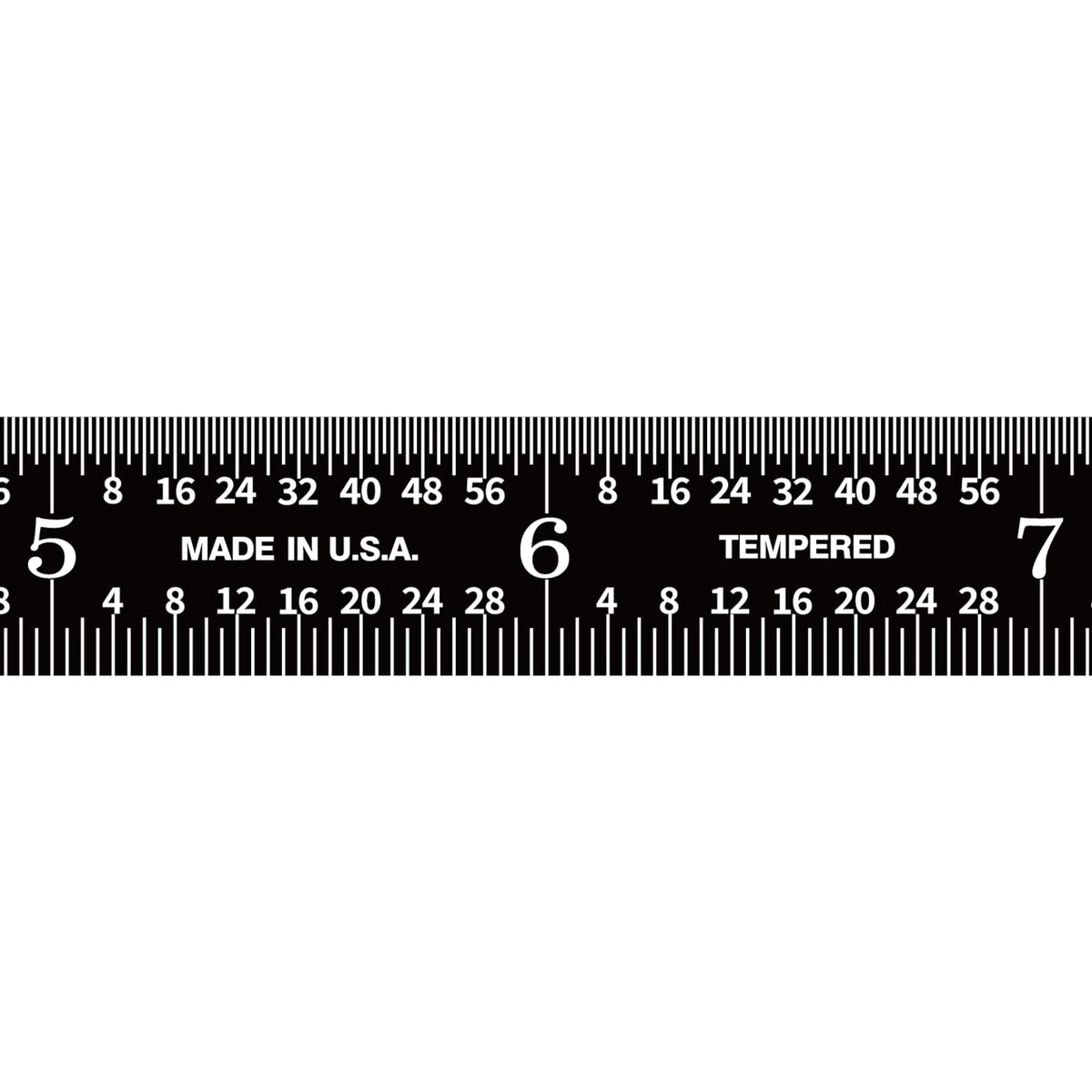 PEC Tools 48"/1200mm Metal Ruler, Rigid, English & Metric, High Precision