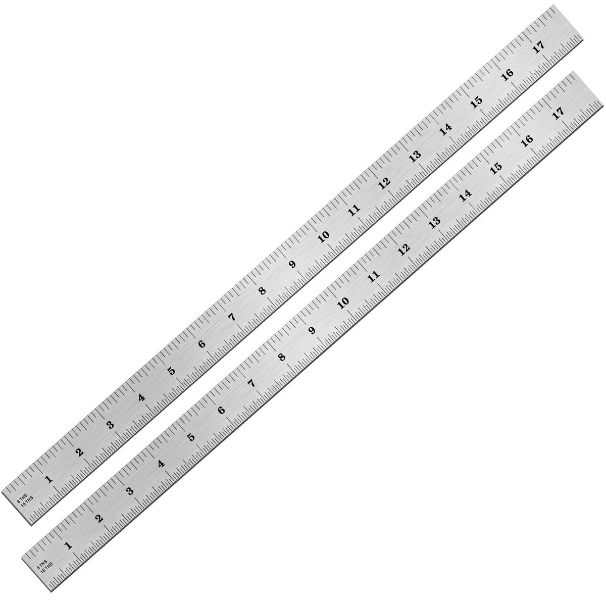 Eboot 2 Pcs Stainless Steel Ruler for Machinist Engineer, 10 Inch