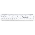 Westcott 10561 Acrylic Clear Ruler, 6 in