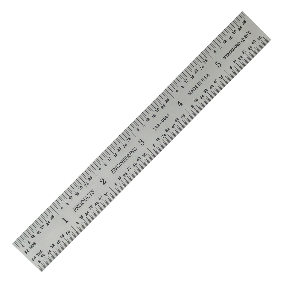 PEC Tools 48"/1200mm Metal Ruler, Rigid, English & Metric, High Precision