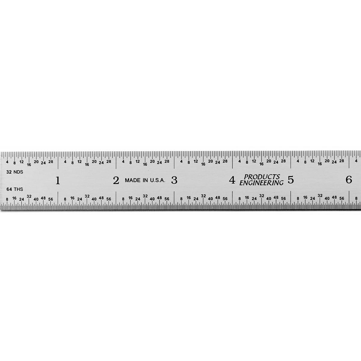 PEC Tools 48"/1200mm Metal Ruler, Rigid, English & Metric, High Precision
