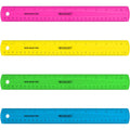 Westcott Shatterproof Ruler, Assorted Translucent Colors, 12" (Pack of 3)