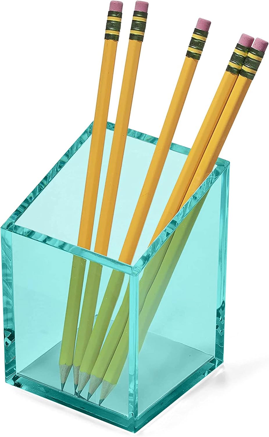 OfficeGoods Acrylic Pen and Pencil Holder, Green