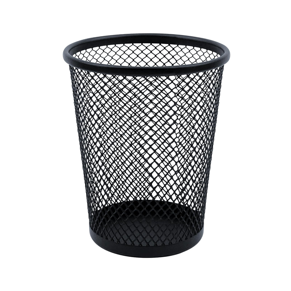 HSYMQ Desk Pencil Pen Holder, Wire Mesh Pen Cup Holder for Desk Organizer and Office Desk Accessories (12 Pack)