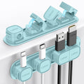 6 Pack Magnetic Cable Clips [1s Open/Lock], Cord Organizer Holder
