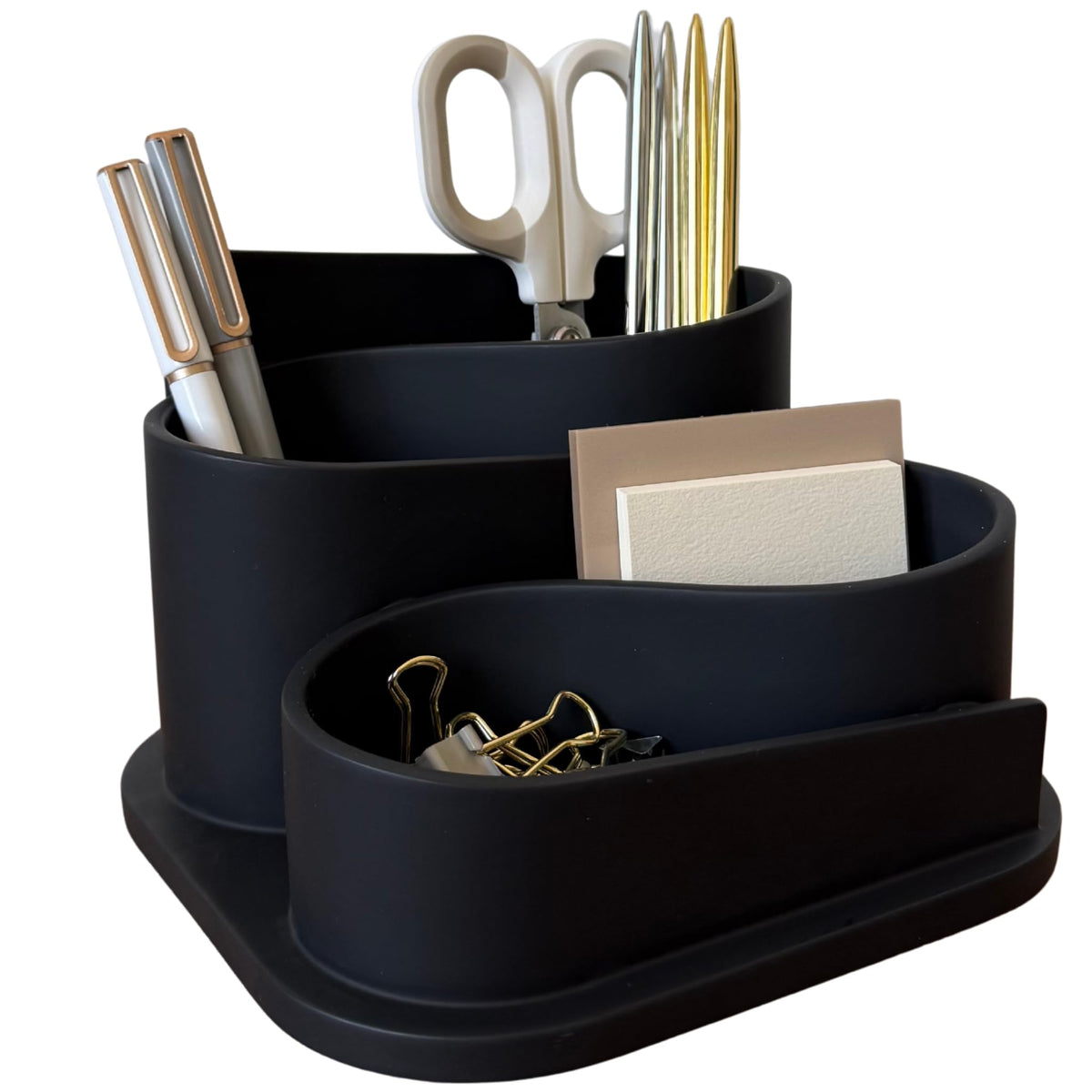 OAKOA Aesthetic Desk Organizer - Modern Desk Accessories - Boho Pen Holder