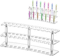 Zourane Acrylic Pen Display Stand, 2-Tier 27 Slots 1.5cm Wide Pen Holder