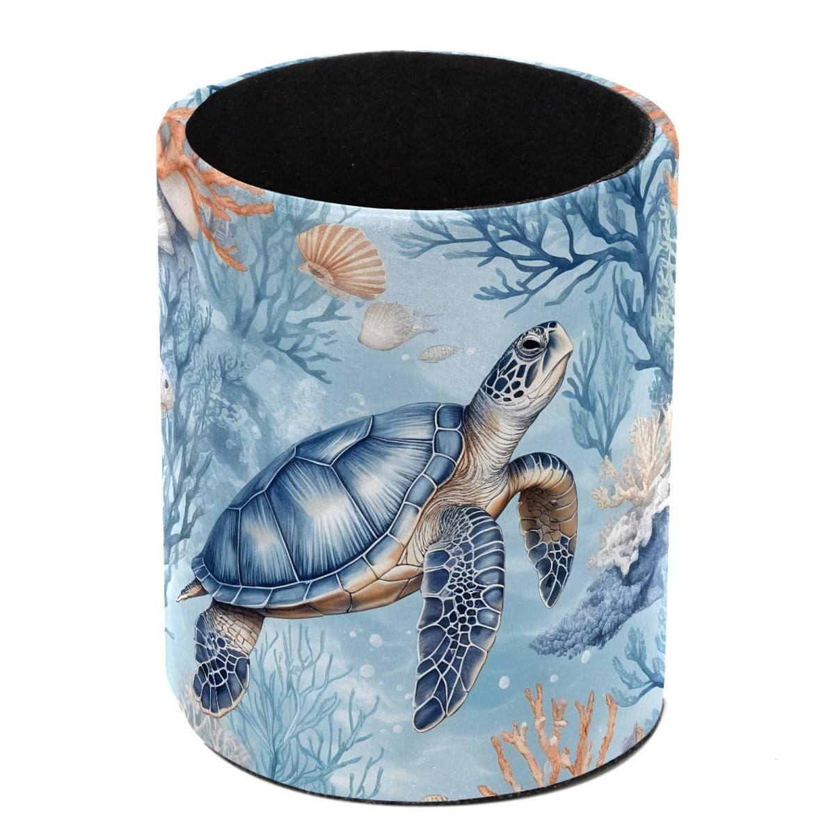 Vintage Owl and Flower Leather Pen Holder for Desk, Multifunctional Desktop Organizer Pencil Cup, Desktop Caddy Stationery Organizer for School Home Office Desk Accessories