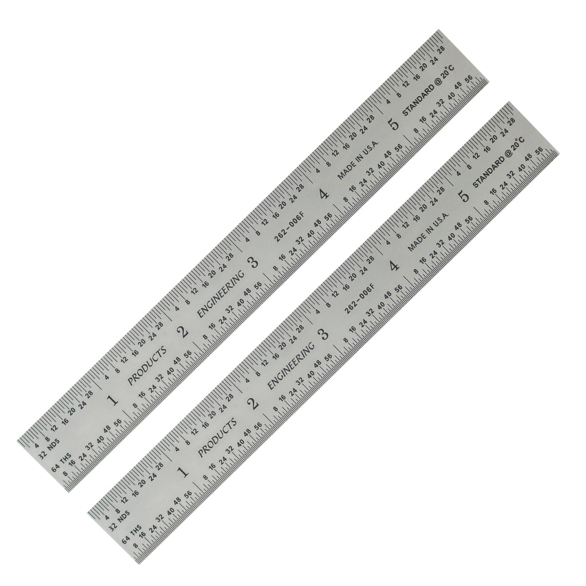 PEC Tools 48"/1200mm Metal Ruler, Rigid, English & Metric, High Precision
