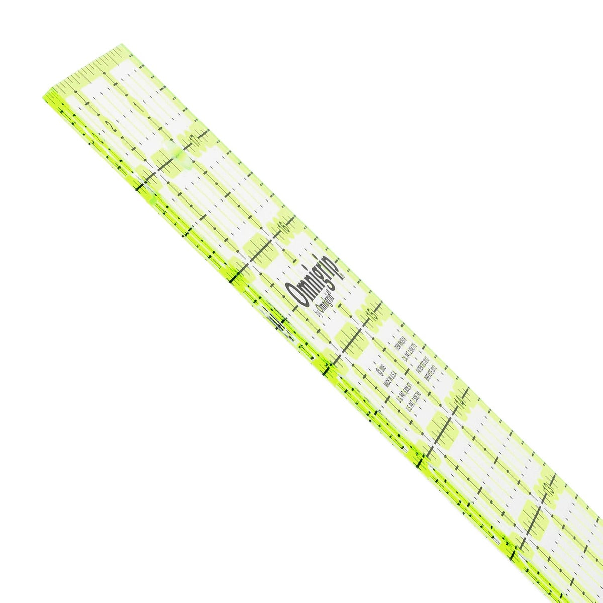 Omnigrip Non-Slip Rectangle Quilting Ruler, Cuts Two -1/2" x 12-1/2" Fabric