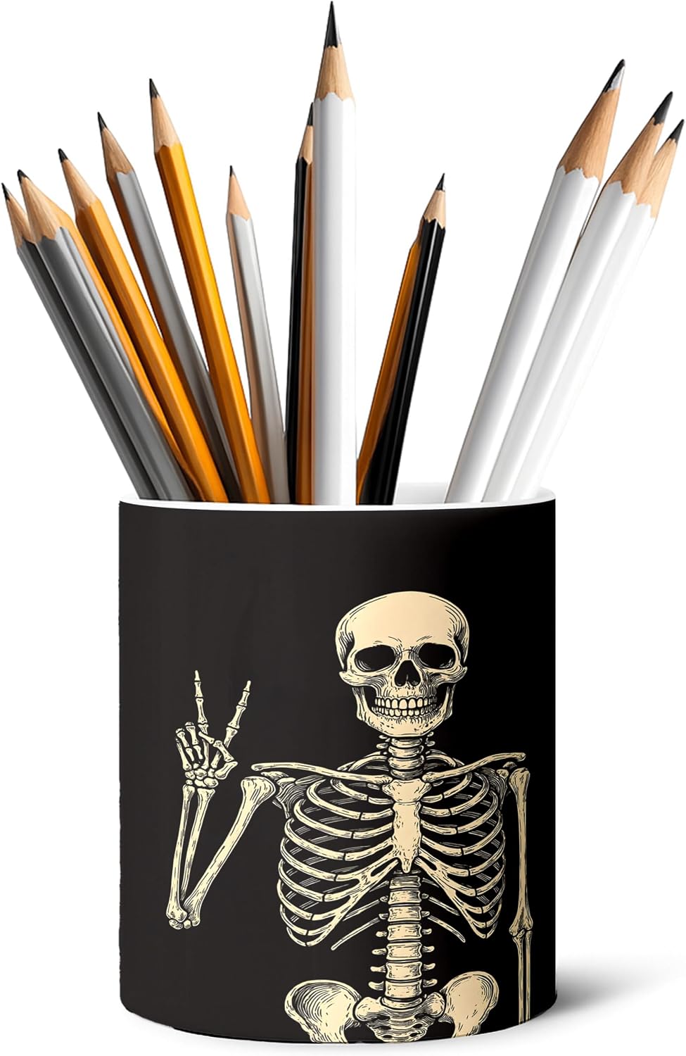 Ceramic Pen Holder Desk Accessories Brush Holder Pencil Holder Organizer