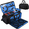 Large Dj Cable Bag with Detachable Dividers, Bottom Pad
