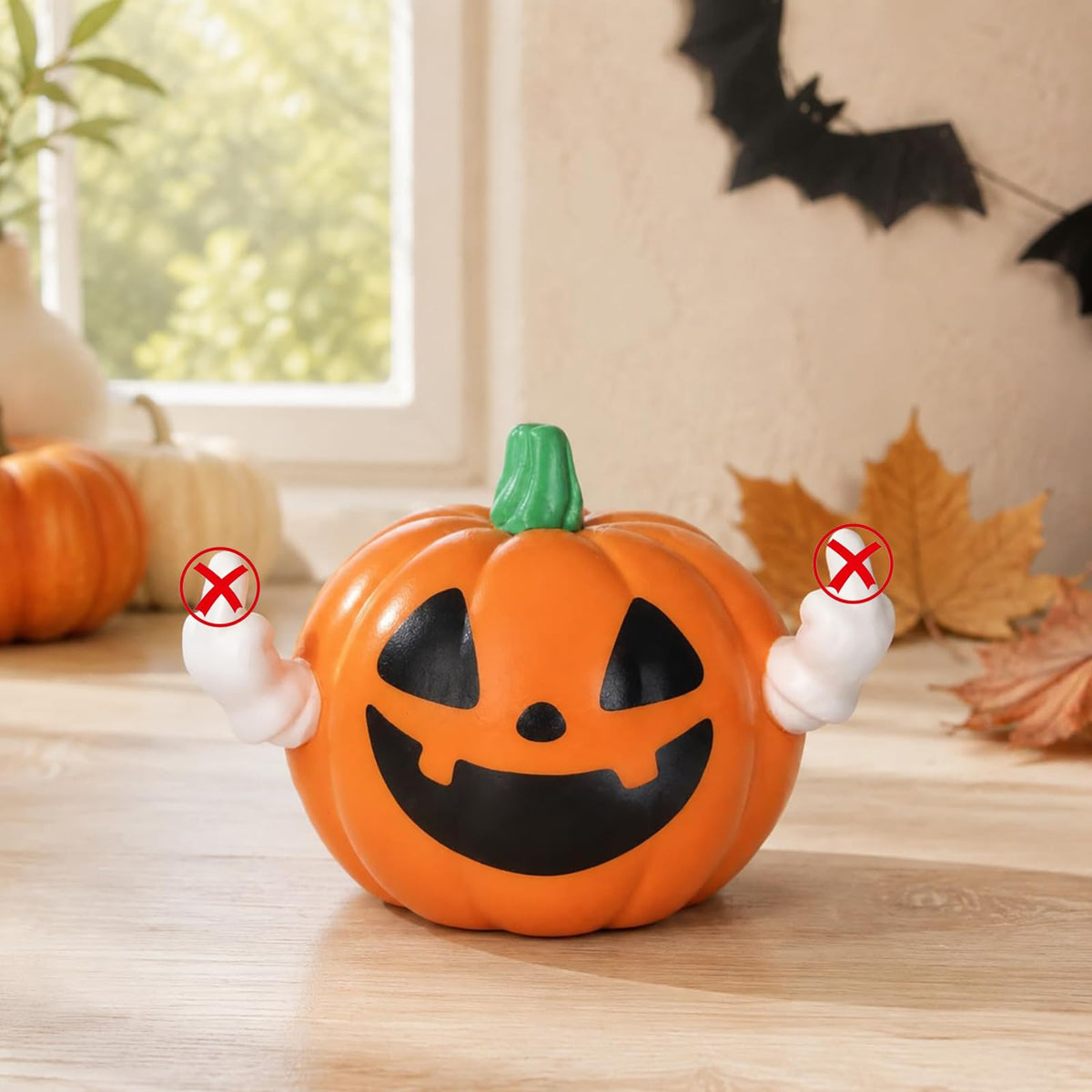 Halloween Ghost Figurine - Spooky Resin Pen Holder Statue, Cute Decor for Halloween Decorations Indoor, Funny Porch and Indoor Spooky Home Decor Gifts
