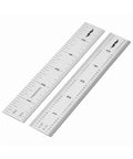 Mr. Pen- Machinist Ruler, 2 Pack, 150mm, Stainless Steel Imperial