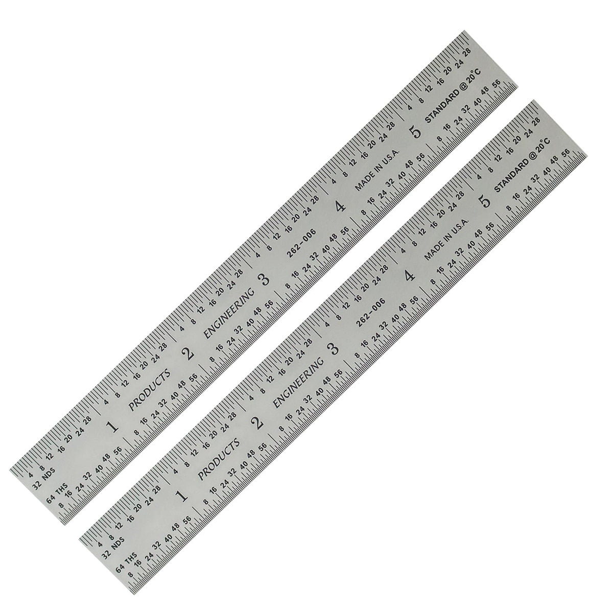 PEC Tools 48"/1200mm Metal Ruler, Rigid, English & Metric, High Precision