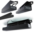 Scanfield Under Desk Cable Management Tray, No-Screw, 17-Inch, 2-Pack Black