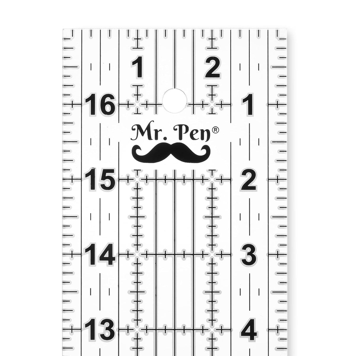 Mr. Pen- Sewing Ruler, 3 x17 Inch, Acrylic Quilting & Cutting Ruler, Non-Slip, Sewing Supplies