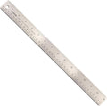 Officemate 15-Inch Flexible Stainless Steel Ruler, Metal Straight Edge Ruler with Cork Backing, 1/16 Inch and Metric Scale Markings, Tool for School, Office, Drafting, Crafts and Precision Cuts