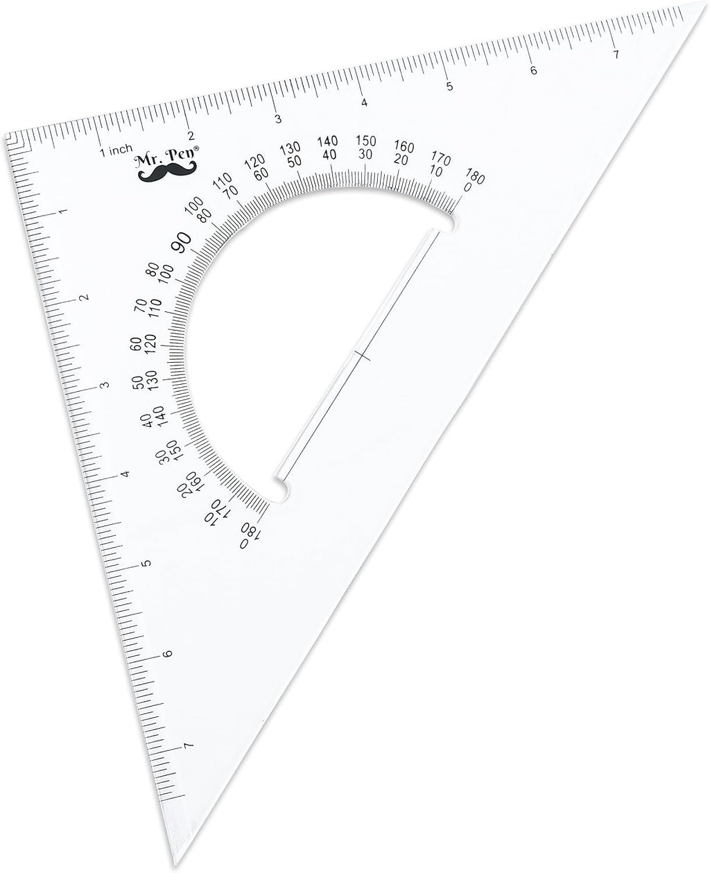 Mr. Pen Architectural Triangular Ruler Set with 12 Inch Triangular Scale