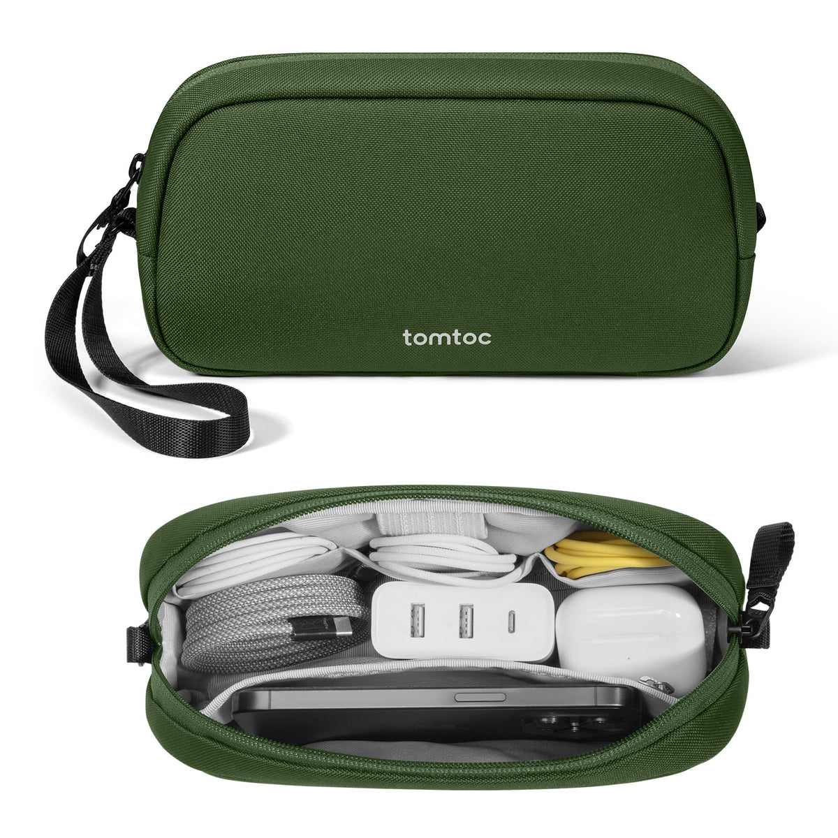 tomtoc Electronics Organizer Travel Case, Cable Organizer for Essentials