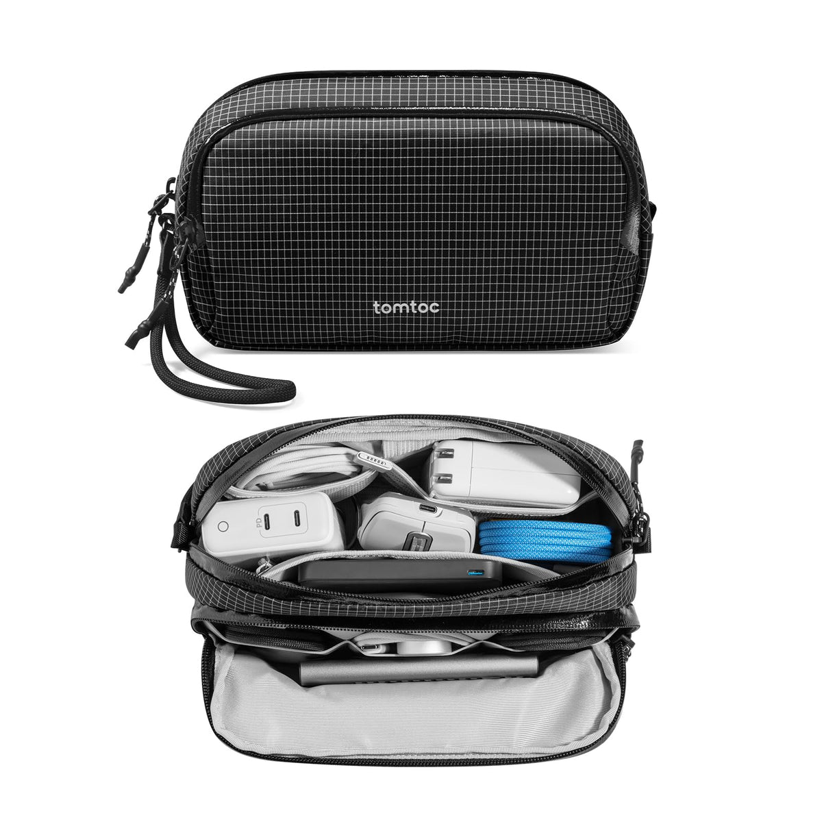 tomtoc Electronics Organizer Travel Case, Cable Organizer for Essentials