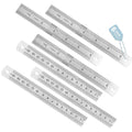 6 Pack Heavy Duty 6 INCH (15 CM) Steel Ruler Set