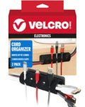 VELCRO Brand Reusable Cable Ties, Cord Management, 8in, Black, 150 Pack