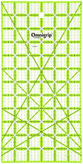 Omnigrip Non-Slip Rectangle Quilting Ruler, Cuts Two -1/2" x 12-1/2" Fabric